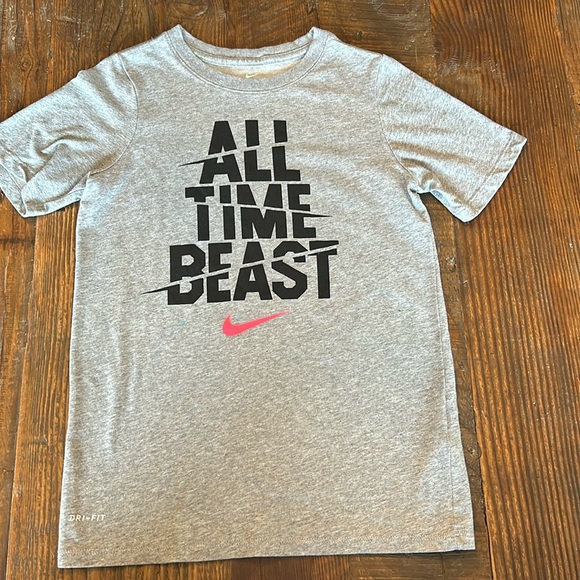 Nike “All Time Beast” Dri- fit Girls Size Small T- Shirt - Picture 1 of 5